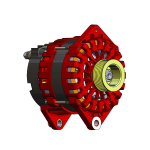 Alternator 250A 12V Dual Foot Saddle K6 Pulley