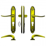 Brass Trim Set for 'E' Lock Case, PVD Finish