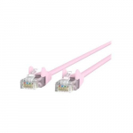 Cat5e Patch Cable, Pink, Snagless 1ft