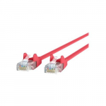 Cat5e Patch Cable, Red, Snagless 1ft