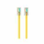 Cat5e Patch Cable, Yellow 1ft