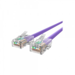 Cat5e Non-Booted UTP Patch Cable, Purple 2ft