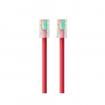 Cat5e Non-Booted UTP Patch Cable, Red 2ft
