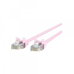 Cat5e Patch Cable, Pink, Snagless 10ft
