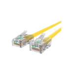 Cat5e Non-Booted UTP Patch Cable, Yellow 12ft