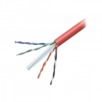 Cat6 UTP Gigabit Bulk Solid Cable, Red