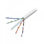 CAT6 UTP Gigabit Bulk Solid Cable, White