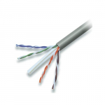 Cat6 UTP Gigabit Bulk Solid Cable, Gray 1000ft