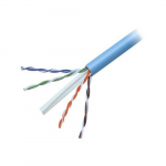 CAT6 UTP Gigabit Plenum Bulk Solid Blue Cable