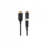 HDMI to HDMI Micro HDMI Mini Ultra HD Cable, 6ft