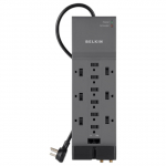 Gray 12-Outlet Home/Office Surge Protector
