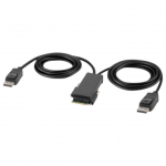 Modular DP Dual-Head Console Cable, 3 ft
