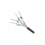 Cat6a SSTP 23AWG Solid Bulk Cable, Black
