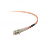 Fiber Optic Cable, Duplex Multimode, Orange, 15m