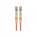 Fiber Optic Cable, Duplex Multimode, Orange 1m