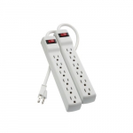 Surge Protector 6-Outlets 200 Joules 2ft Cord