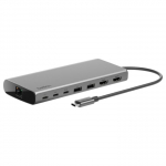 Universal USB-C 8-in-1 Dual Display Core Hub