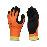 Rubber Insulated Winter Work Glove, L, Orange
