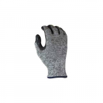 Flat-Dipped Gray Cut-Resistant Gloves, Size 10