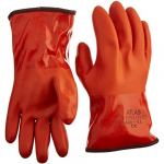 Chemical Resistant Glove, PVC, XL, Orange