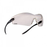 Cobra Safety Glasses, Black/Grey, Frame Contrast Lens