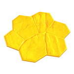 BonWay Texture Mat, Random Stone Yellow, 29" x 29"