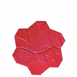 BonWay Texture Mat, Split Rock, Red, 30" x 30"