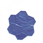 BonWay Texture Mat, Split Rock, Blue, 30" x 30"