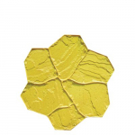 BonWay Texture Mat, Split Rock, Yellow, 30" x 30"