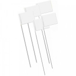 Marking Flags, White, Pack of 1000 pcs