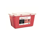 Sharps Container 1 Gallon with Cap Red