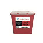 Sharps Container 2 Gallons with Cap Red