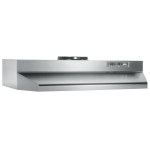 36" Range Hood, 7" Round Ducted Only, Stainless Steel