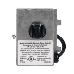 Variable Speed Control, 3.0 AMP, 120 Volts, 60 Hz