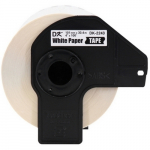 4" x 100 ft Black on White Continuous Length Paper Tape