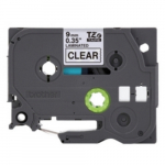 3/8" Black Print on Clear Label Tape