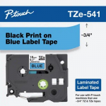 Black on Blue Label Tape Cartridge for P-Touch