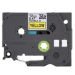 1/2" Black Print on Yellow Flexible ID Label Tape