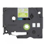 0.47" White on Lime Green Tape for P-Touch 16.4 ft