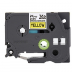 1" Black Print on Yellow Extra Strength Label Tape