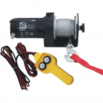 2000lb Utility Winch with 50ft Wire Rope