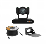 30X Full HD PTZ Black Camera Kit