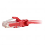 Unshielded (UTP) Network Patch Cable, Red, 12ft