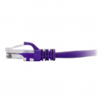 Unshielded (UTP) Network Patch Cable, Purple, 2ft