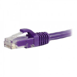 Unshielded (UTP) Network Patch Cable, Purple, 9ft