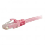 Unshielded (UTP) Network Patch Cable, Pink, 75ft