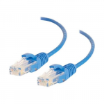 UTP 28AWG Slim Network Cable, Blue, 1'