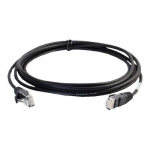 Snagless UTP Slim Network Cable, Black, 1.5'