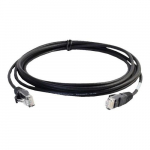 UTP 28AWG Snagless Slim Network Cable, Black, 4'