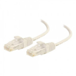 UTP Snagless Slim Ethernet Cable, White, 10'